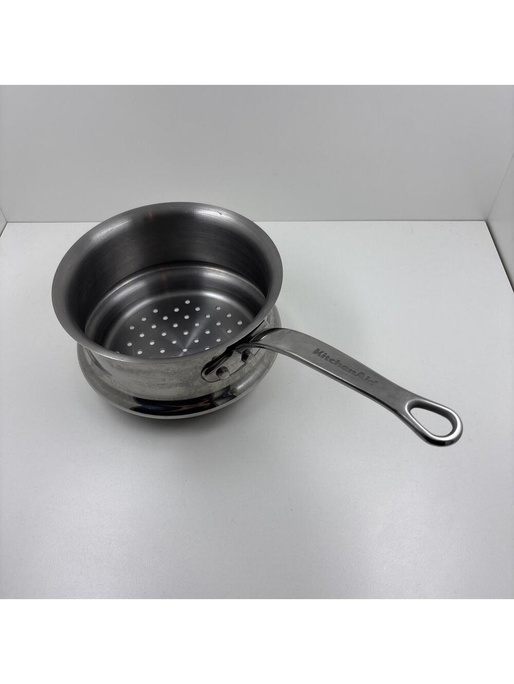 KitchenAid stainless steel double boiler insert Strainer/Steamer